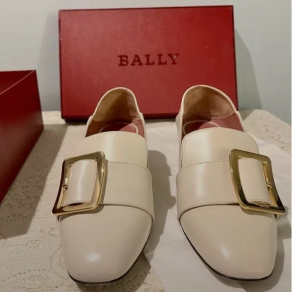 Bally “Janelle” loafers 2019. Elegant bone color. - Picture 7 of 7